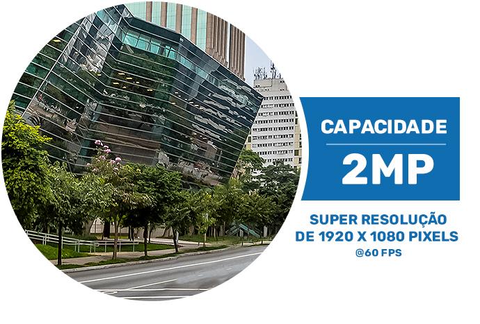 Câmera SD9368-EHL com resolução de 2MP Câmera SD9368-EHL com resolução de 2MP