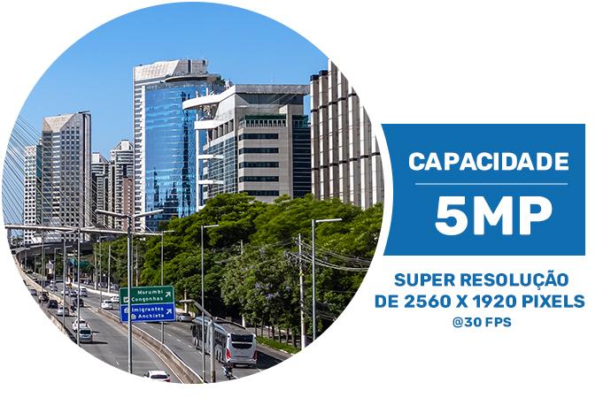Câmera IP SD9384-EHL com resolução de 2560x1920 pixels Câmera IP SD9384-EHL com resolução de 2560x1920 pixels