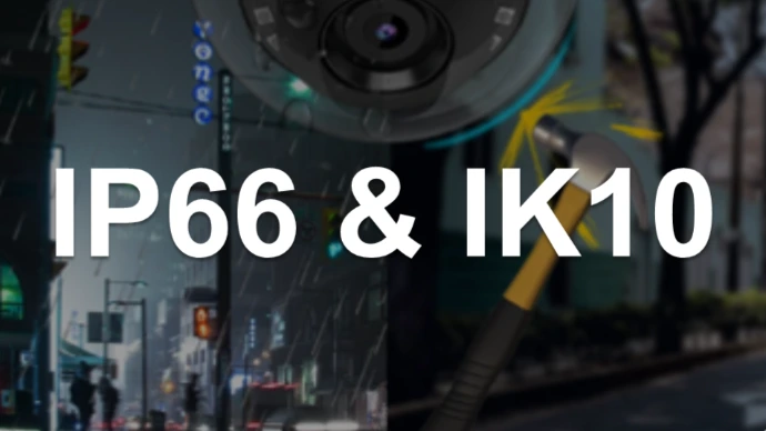 Resistência Extrema: IP66 + IK10