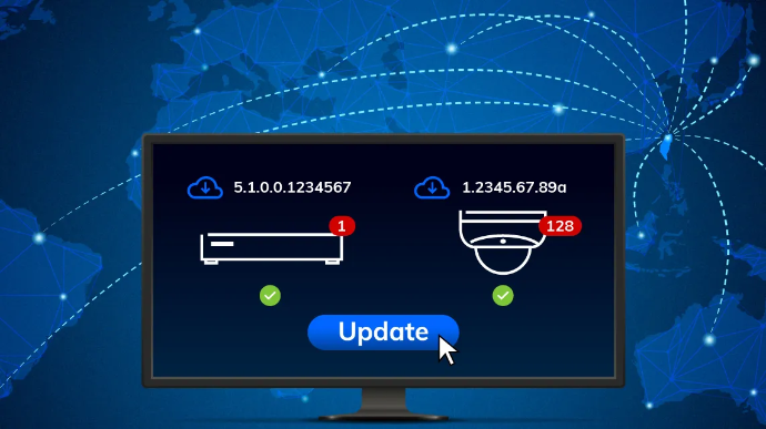 Imagem que ilustra a Gestão Centralizada dos NVRs VIVOTEK