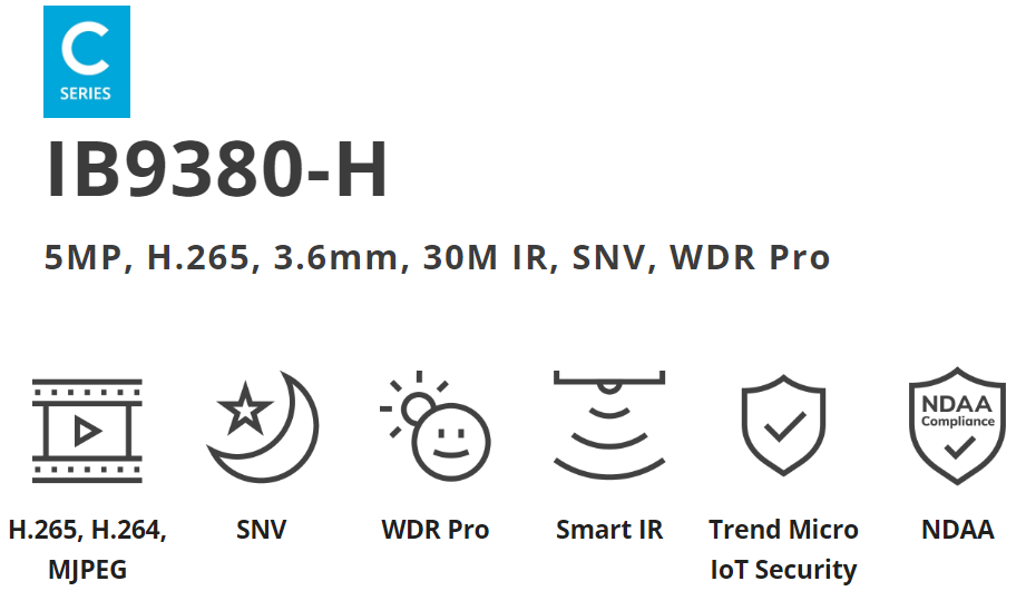 IB9380-H 3.6mm